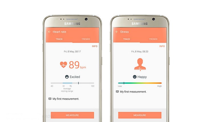 نحوه کار samsung health